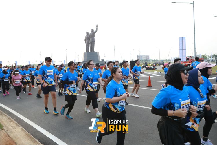 Race photo from ISOPlus Run 2024 Jakarta