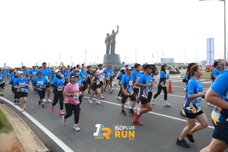 Race photo from ISOPlus Run 2024 Jakarta