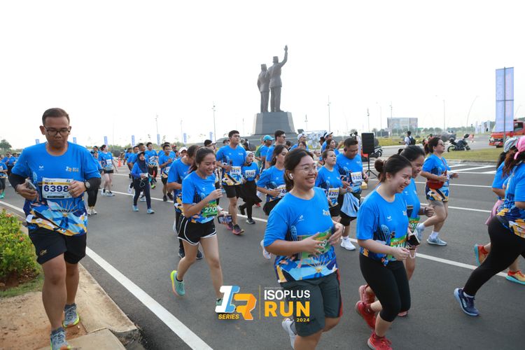 Race photo from ISOPlus Run 2024 Jakarta