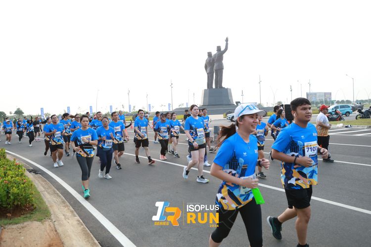 Race photo from ISOPlus Run 2024 Jakarta