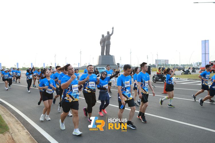 Race photo from ISOPlus Run 2024 Jakarta