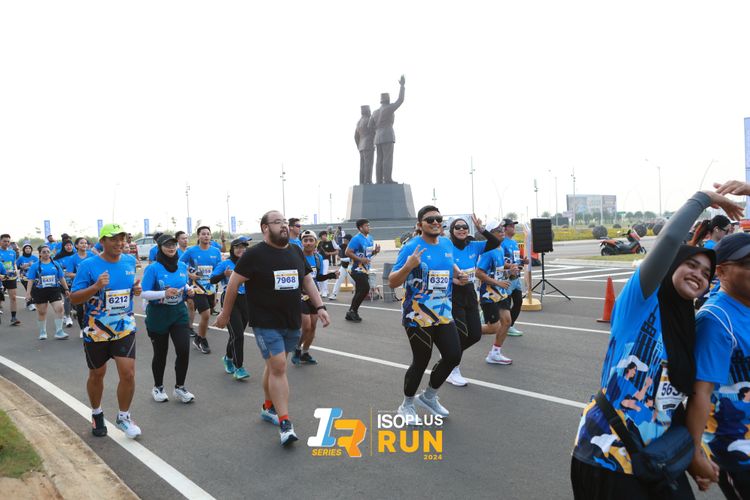 Race photo from ISOPlus Run 2024 Jakarta