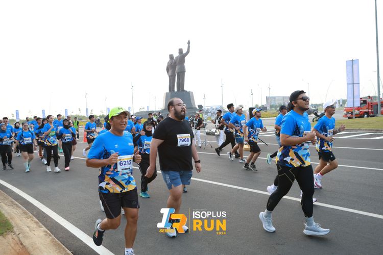 Race photo from ISOPlus Run 2024 Jakarta