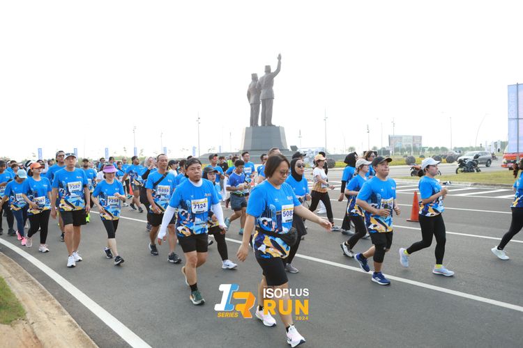 Race photo from ISOPlus Run 2024 Jakarta