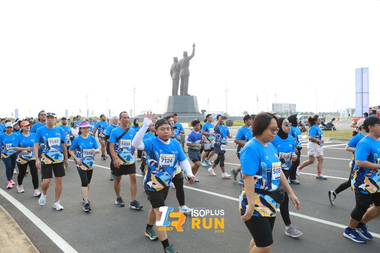 Race photo from ISOPlus Run 2024 Jakarta