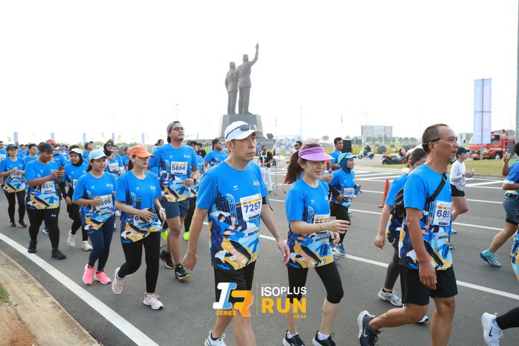 Race photo from ISOPlus Run 2024 Jakarta