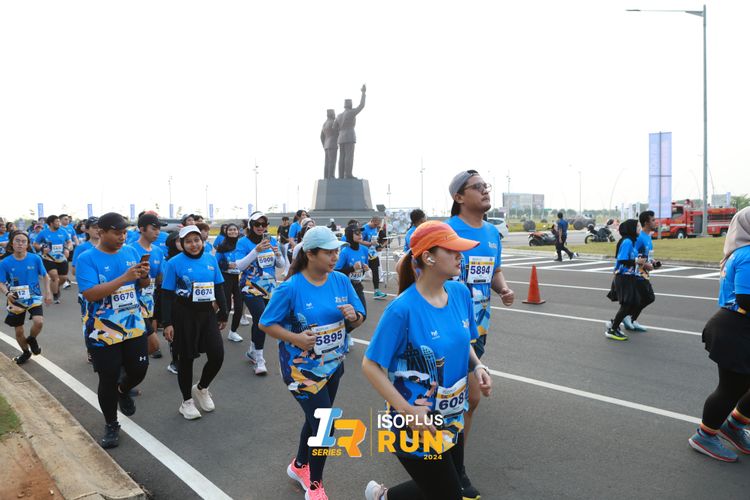 Race photo from ISOPlus Run 2024 Jakarta