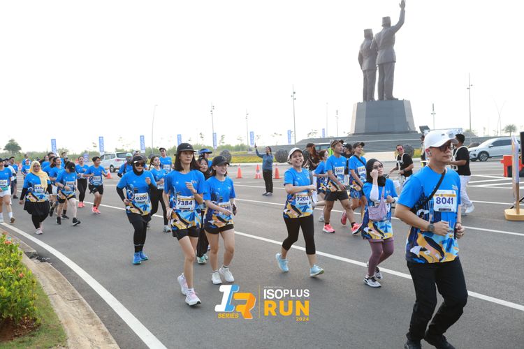 Race photo from ISOPlus Run 2024 Jakarta
