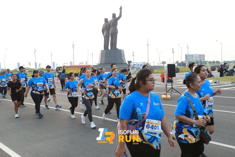 Race photo from ISOPlus Run 2024 Jakarta