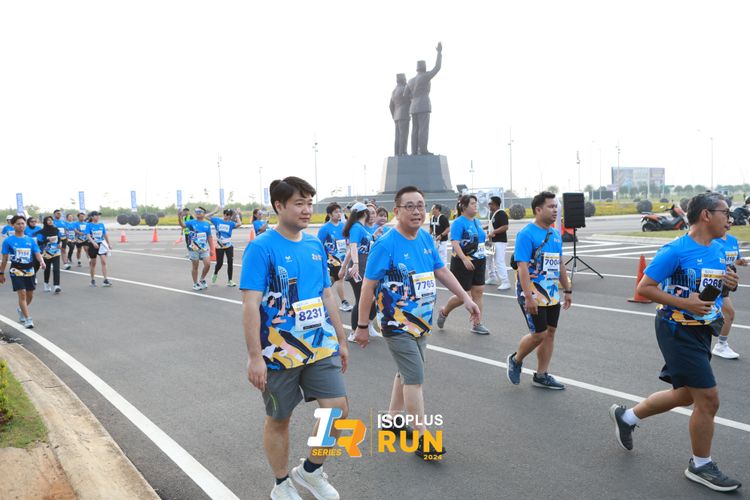 Race photo from ISOPlus Run 2024 Jakarta
