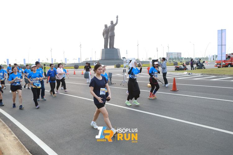 Race photo from ISOPlus Run 2024 Jakarta