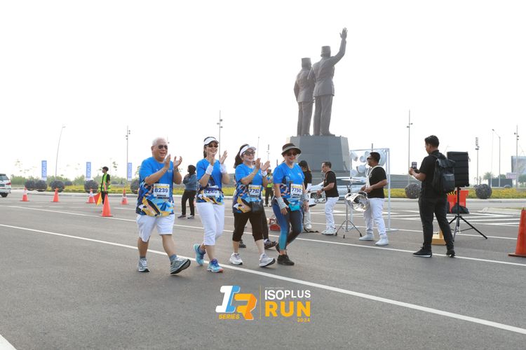 Race photo from ISOPlus Run 2024 Jakarta