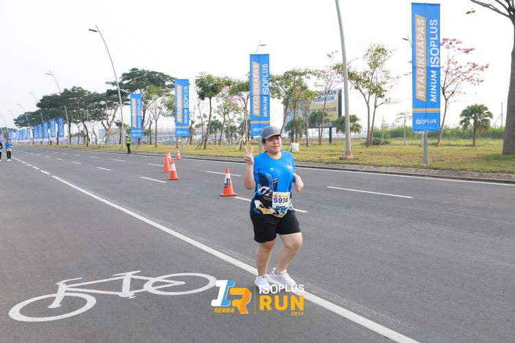 Race photo from ISOPlus Run 2024 Jakarta