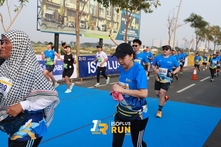 Race photo from ISOPlus Run 2024 Jakarta