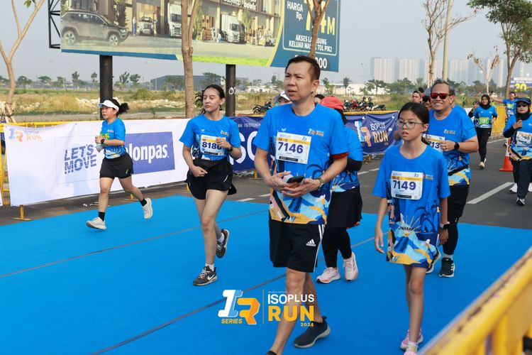 Race photo from ISOPlus Run 2024 Jakarta