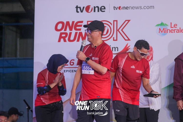 Race photo from ONE RUN 10 K