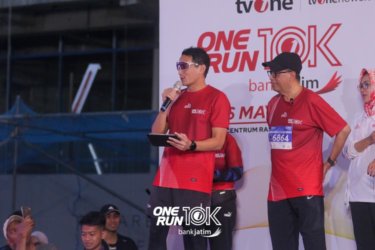 Race photo from ONE RUN 10 K