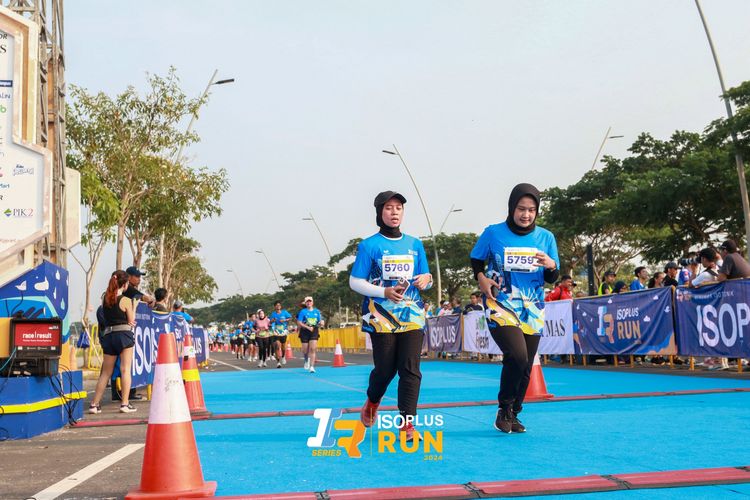 Race photo from ISOPlus Run 2024 Jakarta