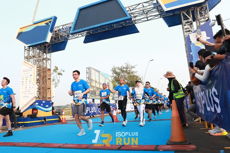 Race photo from ISOPlus Run 2024 Jakarta