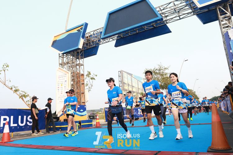 Race photo from ISOPlus Run 2024 Jakarta