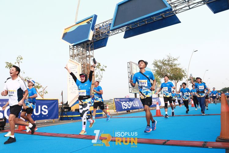 Race photo from ISOPlus Run 2024 Jakarta