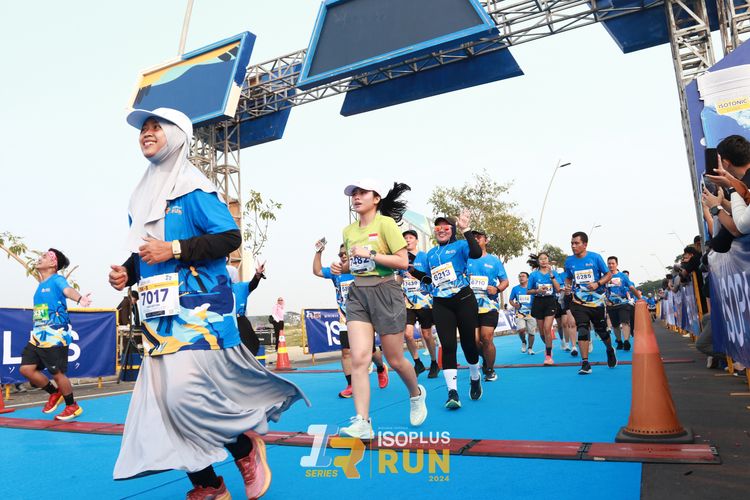 Race photo from ISOPlus Run 2024 Jakarta