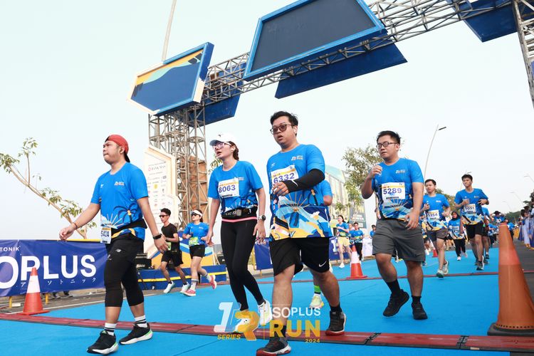 Race photo from ISOPlus Run 2024 Jakarta