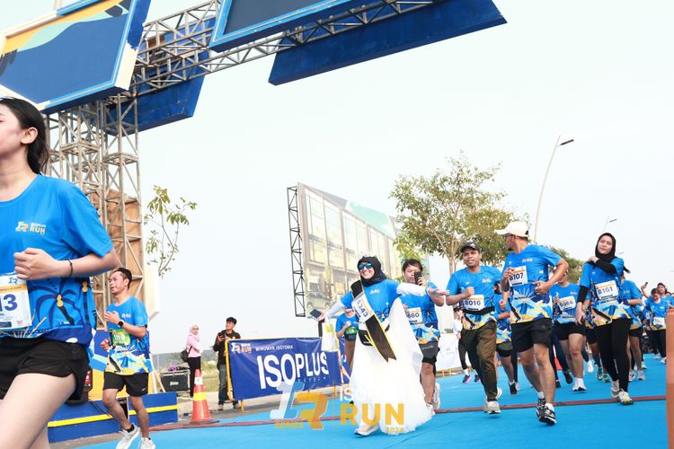 Race photo from ISOPlus Run 2024 Jakarta
