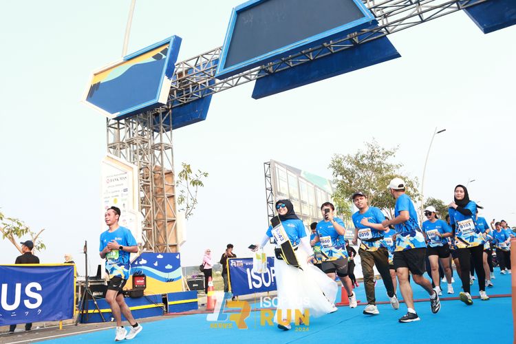 Race photo from ISOPlus Run 2024 Jakarta