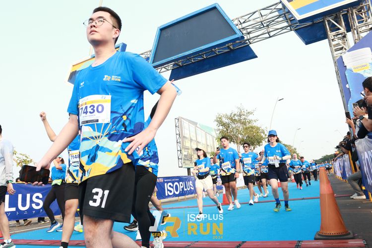Race photo from ISOPlus Run 2024 Jakarta