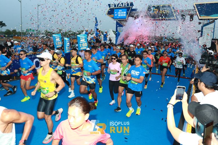 Race photo from ISOPlus Run 2024 Jakarta