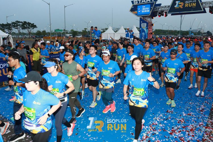 Race photo from ISOPlus Run 2024 Jakarta