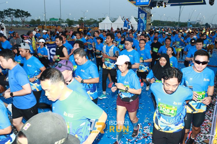 Race photo from ISOPlus Run 2024 Jakarta