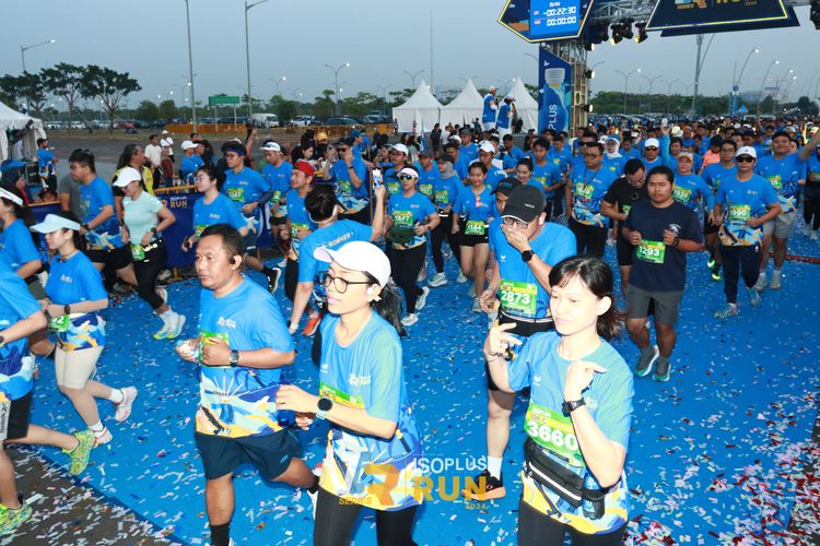 Race photo from ISOPlus Run 2024 Jakarta