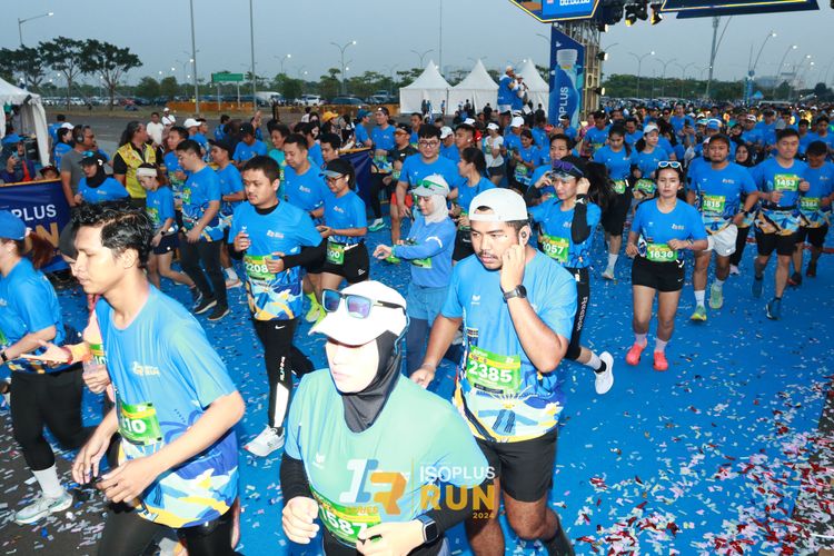 Race photo from ISOPlus Run 2024 Jakarta
