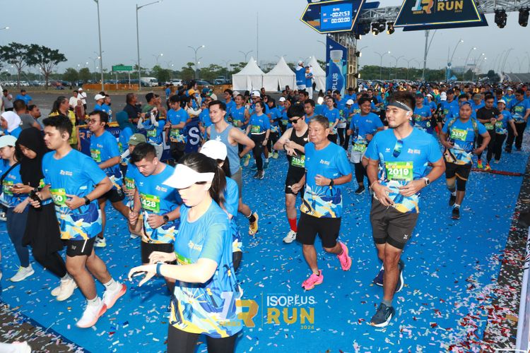 Race photo from ISOPlus Run 2024 Jakarta