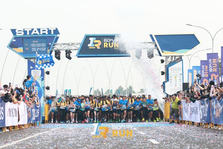 Race photo from ISOPlus Run 2024 Jakarta