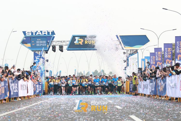 Race photo from ISOPlus Run 2024 Jakarta