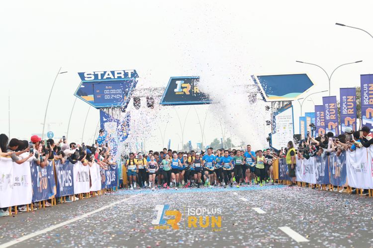 Race photo from ISOPlus Run 2024 Jakarta