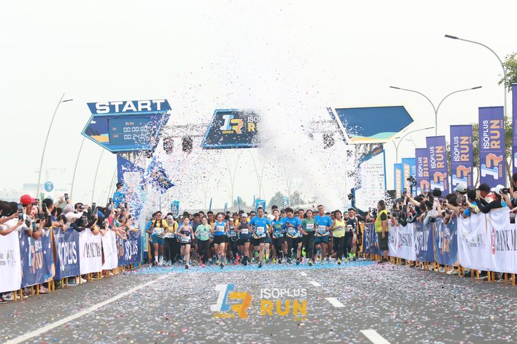 Race photo from ISOPlus Run 2024 Jakarta