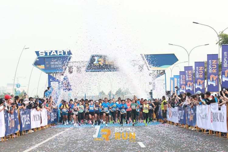 Race photo from ISOPlus Run 2024 Jakarta