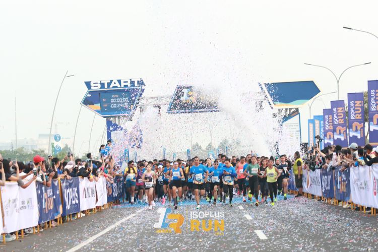 Race photo from ISOPlus Run 2024 Jakarta
