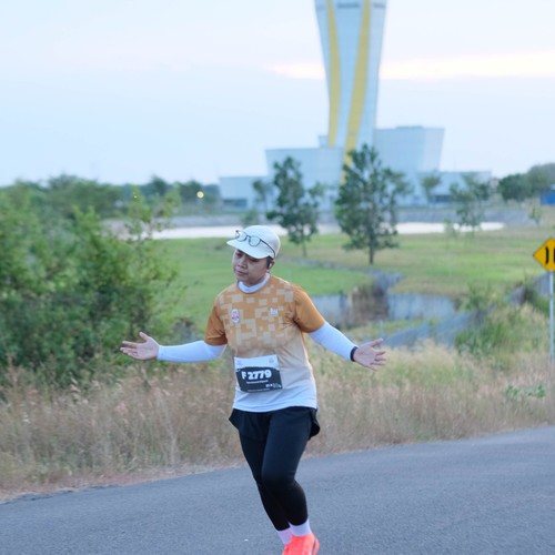 Race photo from KEDIRI HALF MARATHON 2026