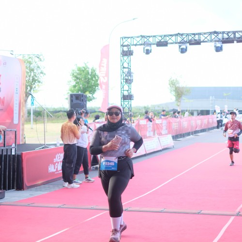 Race photo from KEDIRI HALF MARATHON 2026