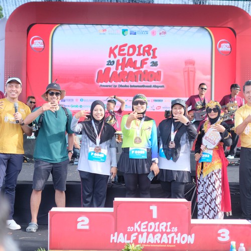 Race photo from KEDIRI HALF MARATHON 2026