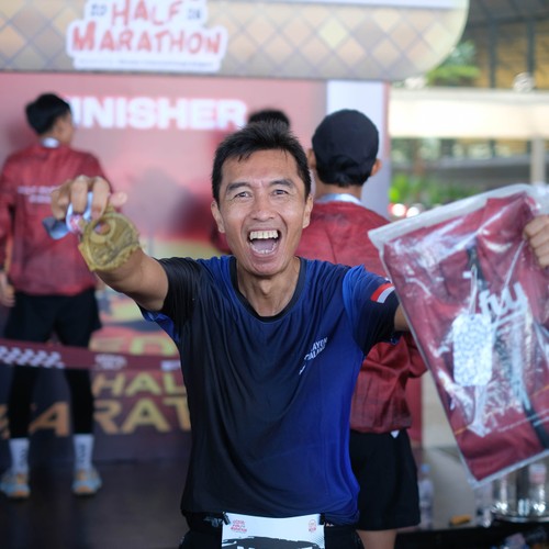 Race photo from KEDIRI HALF MARATHON 2026