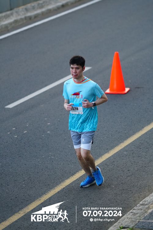 Race photo from KBP City Run 2024