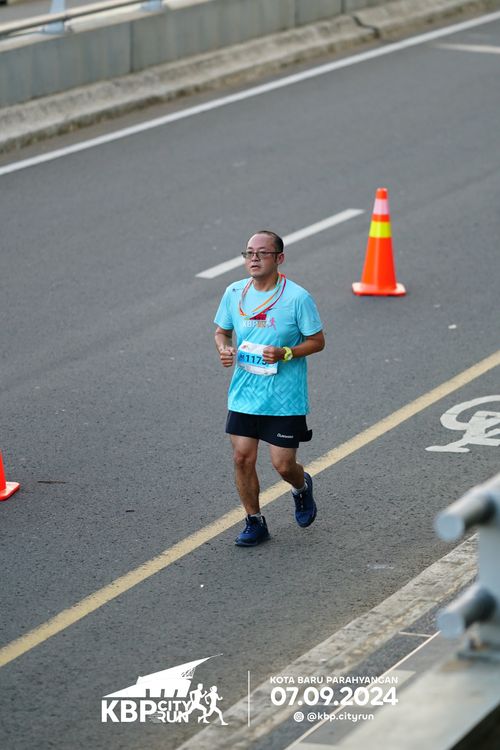 Race photo from KBP City Run 2024
