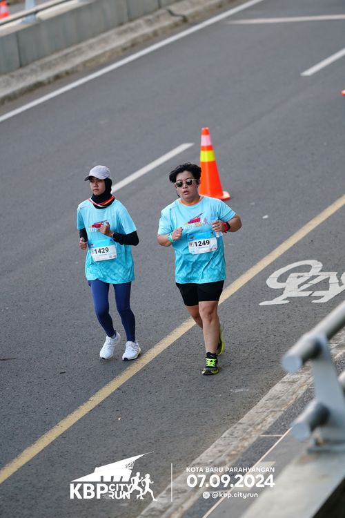 Race photo from KBP City Run 2024