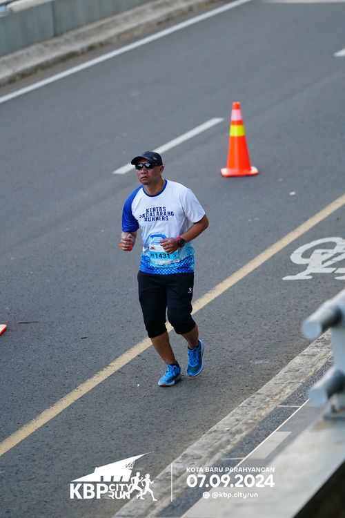 Race photo from KBP City Run 2024